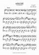 Apache (1913) Sheet music for Piano (Solo) | Download and print in PDF ...