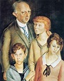 Family Portrait - Otto Dix - WikiArt.org | Family portraits, Portrait ...