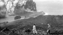 1957 - A erupção do vulcão dos Capelinhos - Ilha do Faial. | Capela ...
