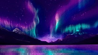 GIfs da aurora boreal - Gifs.eco.br
