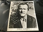 STANLEY CLEMENTS (1926-1981) Actor Autographed 8X10 Photo EAST SIDE ...