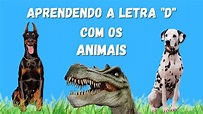 APRENDENDO A LETRA D COM OS ANIMAIS! - YouTube