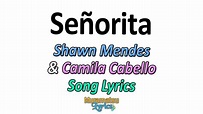 Shawn Mendes & Camila Cabello - Señorita - Letra / Lyrics - YouTube