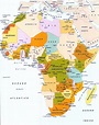 Politico Mapa De Africa - TRABAJO SOBRE LOS CONTINENTES.: LOS ...