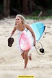 AnnaSophia Robb in bikini pictures on the set of Soul Surfer