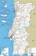 Mapa de Portugal imprimível - Mapa de Portugal imprimível (Sul da ...