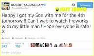 Rob Kardashian Tweets That He Has a Son | Rob Kardashian | Just Jared ...