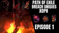 Path of Exile Breach Uniques XOPH Fire Breachlord - PoE Sanctum League ...