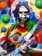 Jerry Garcia in Bubbles by Joshua Morton | Grateful dead image, Jerry ...