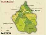 mexico DF map | Estructura de las Delegaciones en el Distrito Federal ...