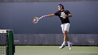 Roger Federer Forehand and Backhand In Super Slow Motion 8 - 2013 ...