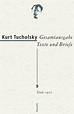 Gesamtausgabe Texte und Briefe 9 - Kurt Tucholsky | Rowohlt