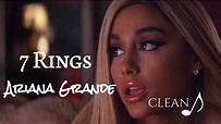 7 Rings - Ariana Grande (Clean) - YouTube