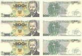 200 Polish Zloty Banknote Template | Free Printable Papercraft Templates