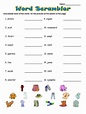 Fun Word Scramble Worksheets | 101 Activity