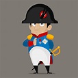 Personaje De Dibujos Animados De Napoleon Bonaparte Ilustración del ...