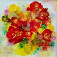 Love Blooms Painting by Laurie Samara-Schlageter - Pixels