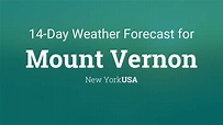 Mount Vernon, New York, USA 14 day weather forecast