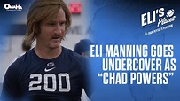 Eli Manning goes undercover at Penn State walk-on tryouts as "Chad ...