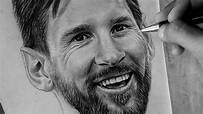 Drawing Messi 2020⚽ !! Pencil Sketch, Realism - YouTube
