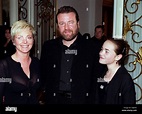 Actor Ray Winstone with his wife and 13-year-old daughter Jaime, at the ...