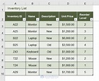 How to Create Inventory Database in Excel (3 Easy Methods) - ExcelDemy