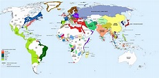 Map : Map of the world Circa 1700 A.D. - Infographic.tv - Number one ...