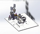 機殼振動盤分料送料電焊及下料機構 3D圖紙3D模型機械設備素材
