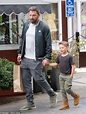 Ben Affleck holds hands with son Samuel as he treats him to ice cream ...