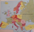 Intresting map of Europe, published in 1979 by macdonald education ...