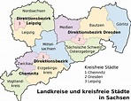 Mapa de Sajonia 2008 - Tamaño completo | Gifex