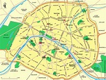 mappe e cartine di Parigi...