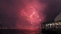 2012香港新年維港煙花匯演 Hong Kong Chinese New Year fireworks at Victoria Harbour ...