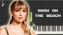 Taylor Swift - Snow On The Beach Sheet