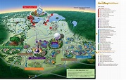 Mapa da Disney e seus parques em Orlando - Dicas da Flórida: Miami e ...