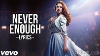 The Greatest Showman - Never Enough (Lyric Video) HD - YouTube