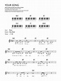 Your Song Sheet Music | Ellie Goulding | Piano Chords/Lyrics