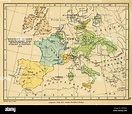 Mapa de Europa Occidental En 1713, el Ducado de Saboya se puede ver de ...
