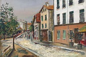 Maurice Utrillo (1883-1955) , Rue du XIII(e) Arrondissement à Paris ...