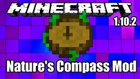 Minecraft Mods: " Natures Compass Mod 1.10. 2 " - YouTube