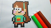 Como hacer a Mabel | Gravity Falls | Pixel Art - YouTube