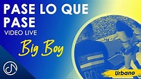 Pase Lo Que PASE 🎤 - Big Boy [Video Live] - YouTube