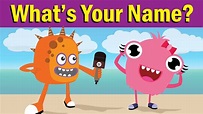 Hello, What's Your Name? Song | Fun Kids English - YouTube