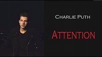 Charlie Puth - Attention (Tradução/Português) - YouTube