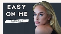 Easy On Me | Adele | Karaoke - YouTube