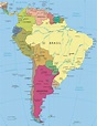 Mapa da América do Sul: Países, Capitais, Tipos de mapa e Curiosidades