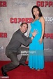 Lee Tergesen and wife Yuko Otomo attend the "Copper" premiere at The ...