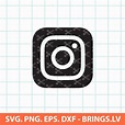 Instagram Logo SVG | PNG | DXF | EPS | Cut Files | Cricut | Silhouette