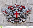 Ciudad Del Escudo De Armas De Londres Imagen de archivo - Imagen de ...