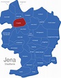 Jena Stadtteile interaktive Landkarte | Image-maps.de